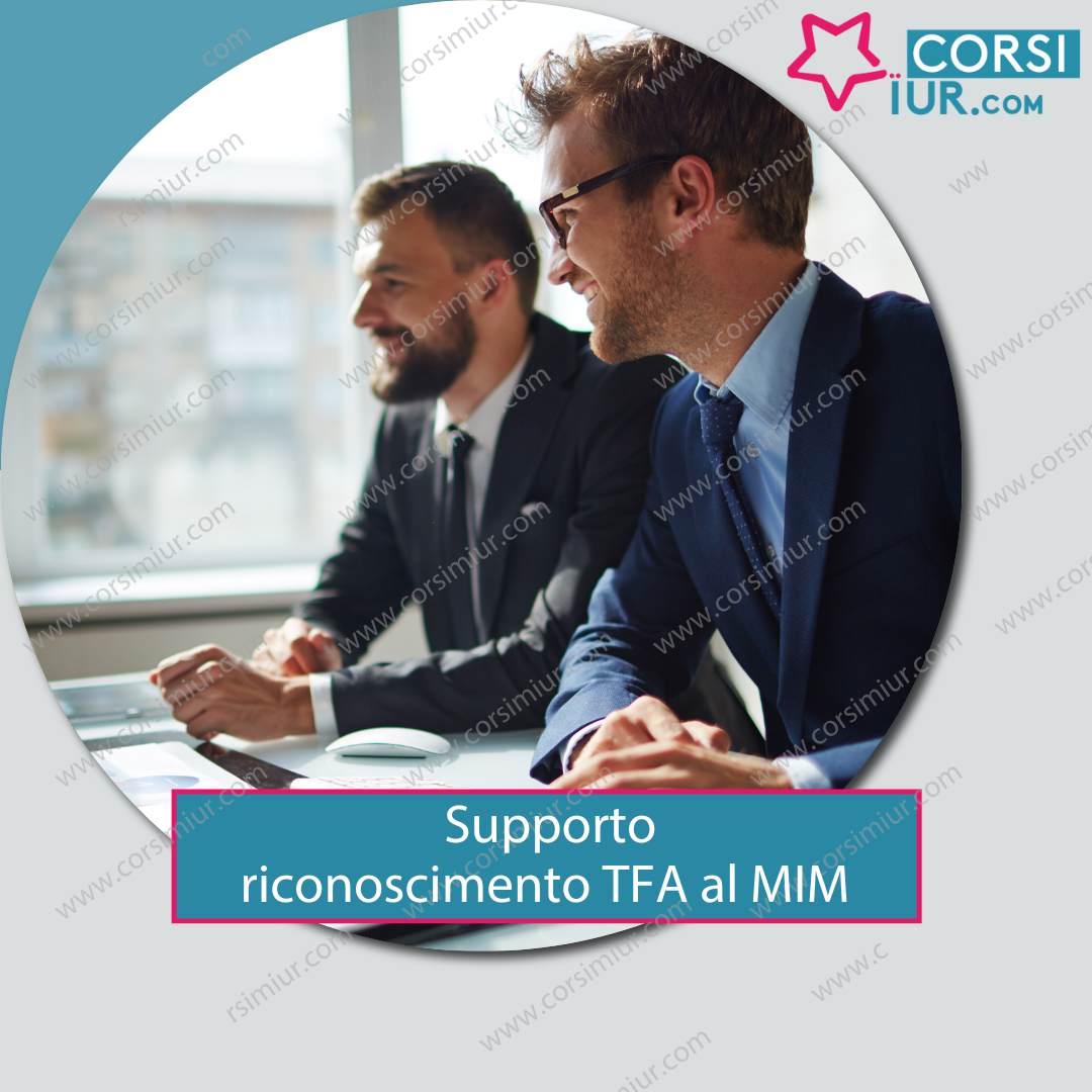 SUPPORTO RICONOSCIMENTO TFA AL MIM